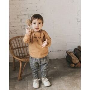 Buho Boys Brown Organic Cotton Sweatshirt Size 9 months